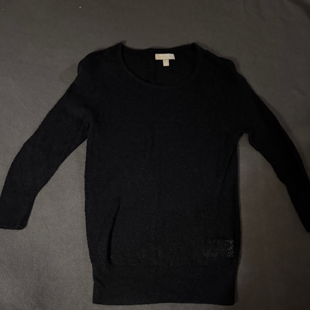 Banana Republic Women's Black Crew Neck Sweater. Size Small.